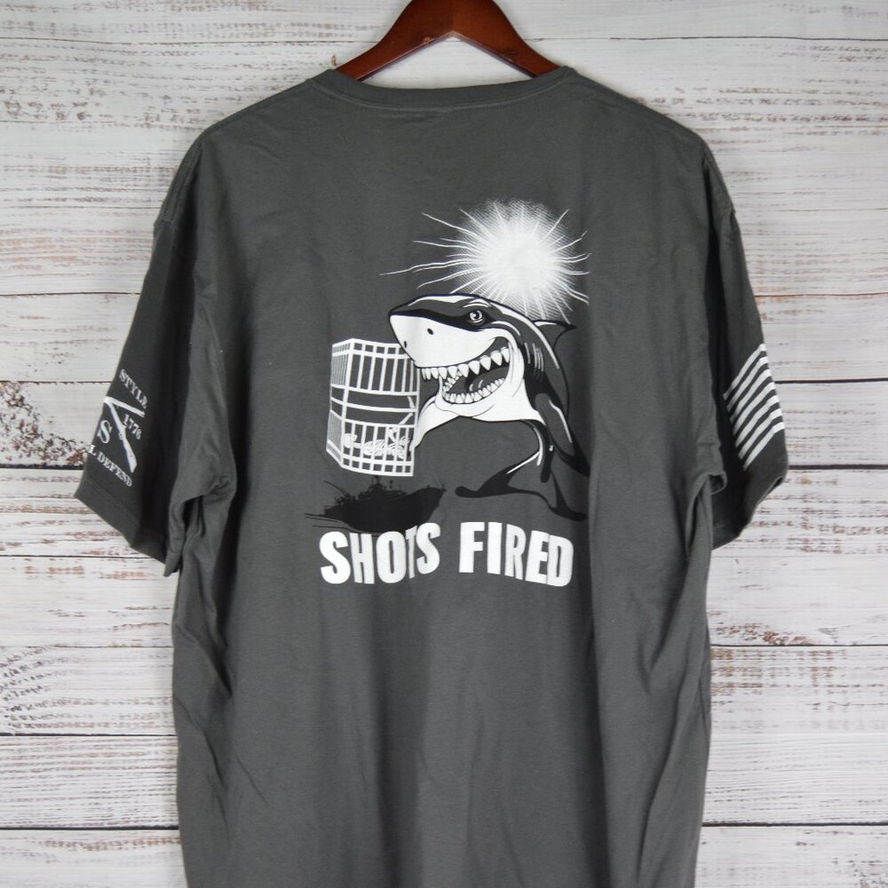Grunt Style Men's USNS Maury Marie Tharp Shots Fired Size 2X XXL 2XL NEW - Picture 2 of 16